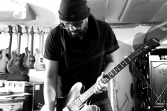 Jimi in the practice studio